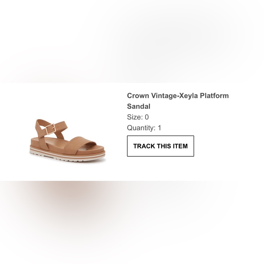 Crown Vintage Beige Slide Sandals